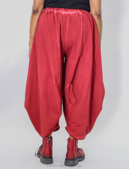 Zilberman Balloon Trousers - Red - Essential Elements Chicago