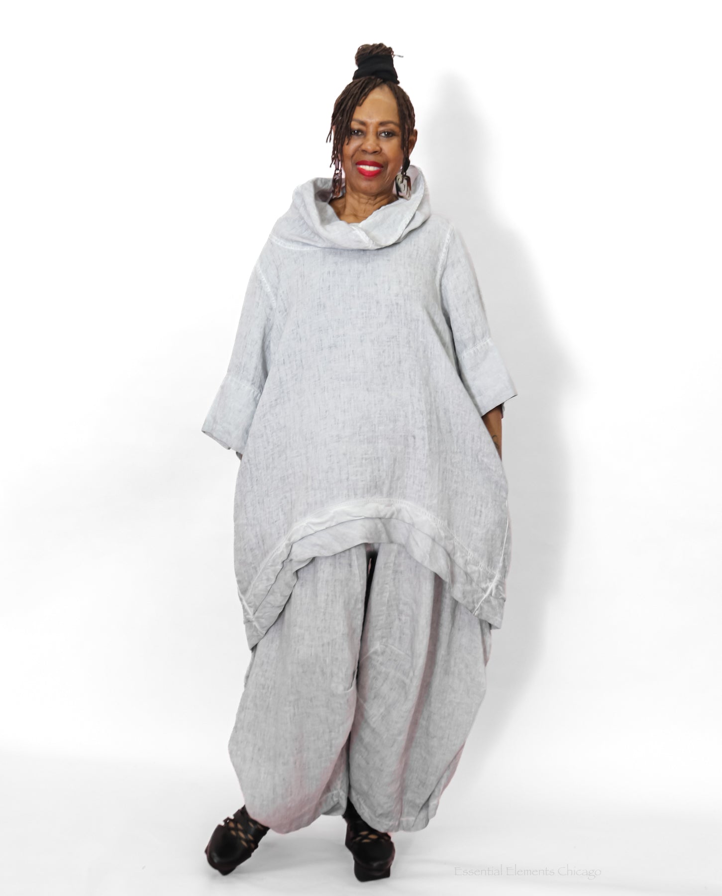 Zilberman Cowl Neck Tunic - Essential Elements Chicago