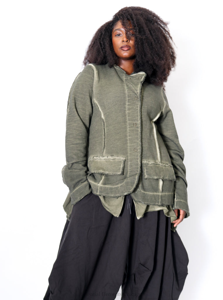 Zilberman Double Jacket, Green - Essential Elements Chicago
