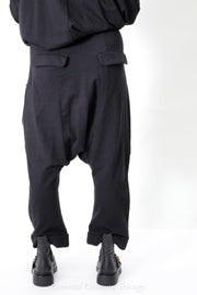 Zilberman Drop Crotch Pant, Black - Essential Elements Chicago