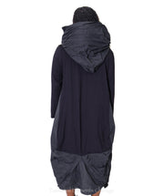 Zilberman Hooded Dress,Black - Essential Elements Chicago