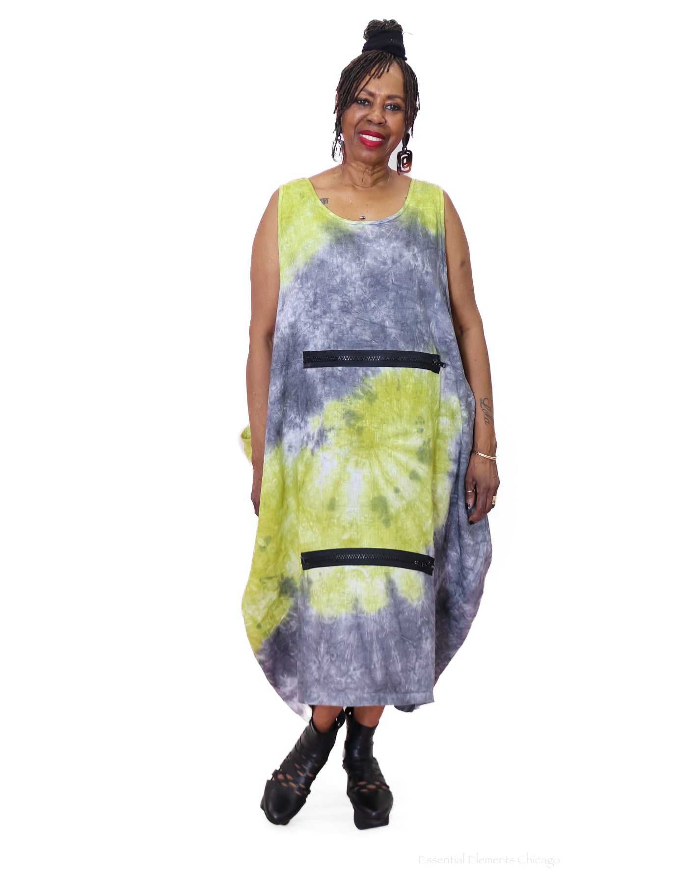 Zilberman Tie Dye Tunic - Essential Elements Chicago