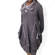 Zilberman Zippered Dress - Essential Elements Chicago