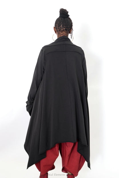 Zilberman Zippered Vest - Black - Essential Elements Chicago