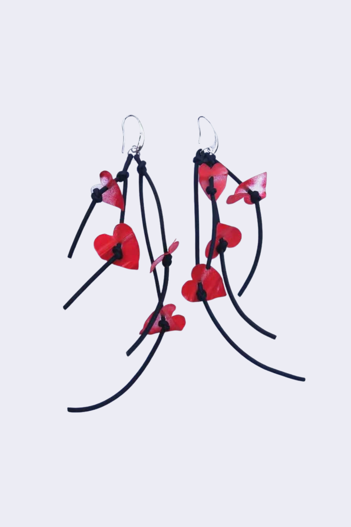 Jianhui Red Heart Earrings - Essential Elements Chicago